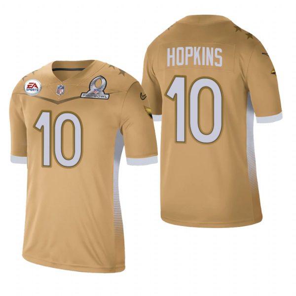 Top notch Arizona Cardinals #10 DeAndre Hopkins 2021 NFC Pro Bowl Game Gold NFL Jersey Limited stock Order now to show your love for the Cardinals