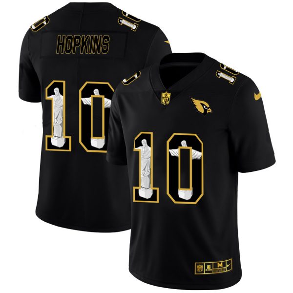 Marvelous Arizona Cardinals #10 DeAndre Hopkins Men's Carbon Black Vapor Cristo Redentor Limited NFL Jersey Sports fans this is your chance Order soon to support the Cardinals