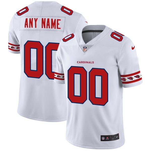 Exceptional Arizona Cardinals Custom White Team Logo Vapor Limited NFL Jersey Limited stock Order now to show your love for the Cardinals