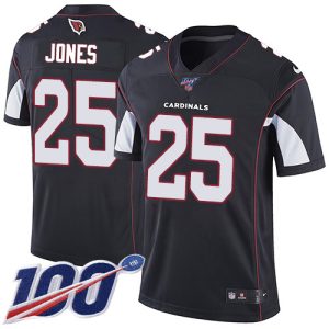 Premium Cardinals #25 Chris Jones Black Alternate Men's Stitched NFL 100th Season Vapor Limited Jersey Act fast Only a few left Secure your Cardinals jersey today