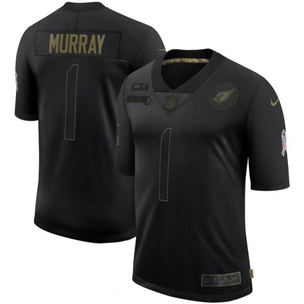 Gorgeous Arizona Cardinals #1 Kyler Murray 2020 Salute To Service Limited Jersey Black Sports fans this is your chance Order soon to support the Cardinals