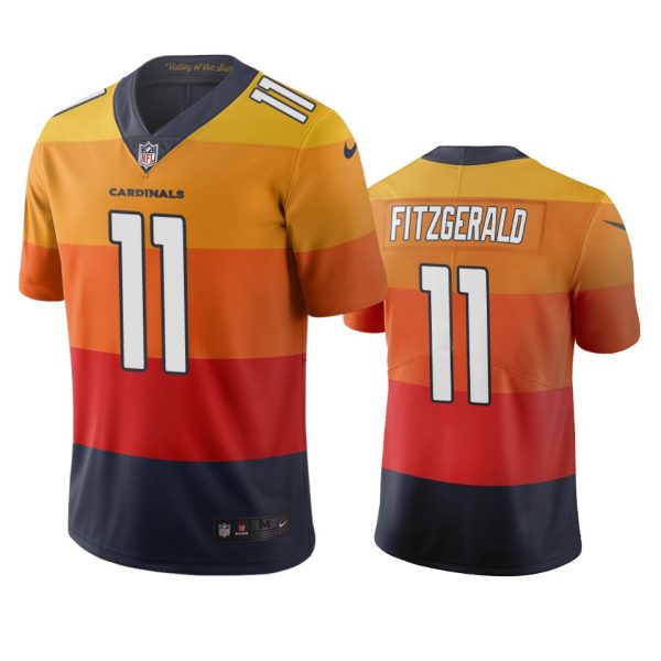 Marvelous Arizona Cardinals #11 Larry Fitzgerald Sunset Orange Vapor Limited City Edition NFL Jersey With high demand Order now to wear your Cardinals pride