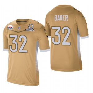 First rate Arizona Cardinals #32 Budda Baker 2021 NFC Pro Bowl Game Gold NFL Jersey For a short time available Don't miss your chance to own a Cardinals jersey