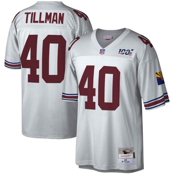 Marvelous Arizona Cardinals #40 Pat Tillman Mitchell & Ness NFL 100 Retired Player Platinum Jersey Be among the first to own Order your Cardinals jersey right away