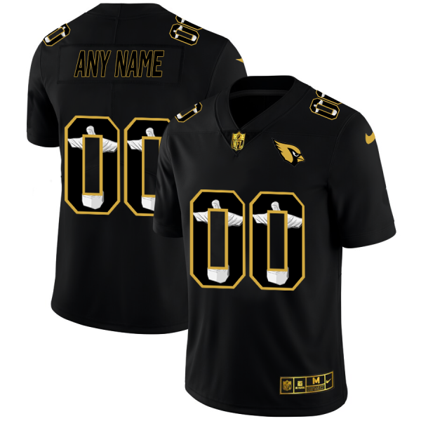 Gorgeous Arizona Cardinals Custom Men's Carbon Black Vapor Cristo Redentor Limited NFL Jersey Sports enthusiasts Seize the opportunity Order your Cardinals jersey