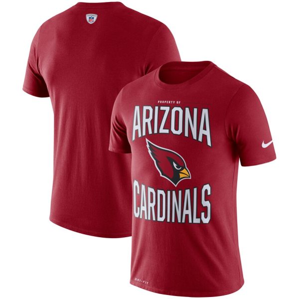 Exceptional Arizona Cardinals Team Logo Sideline Property Of Performance T Shirt Cardinal With high demand Order now to wear your Cardinals pride
