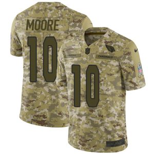 Exquisite Cardinals #10 Chris Moore Camo Men's Stitched NFL Limited 2018 Salute To Service Jersey Limited stock Order now to show your love for the Cardinals