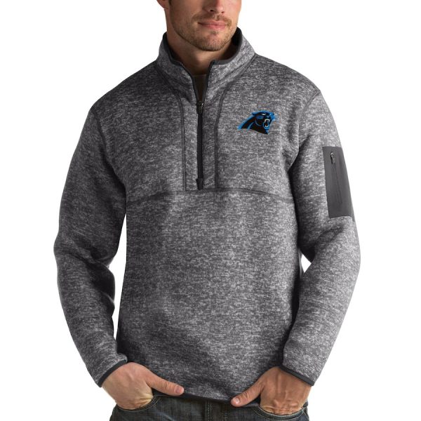 Outstanding Carolina Panthers Antigua Fortune Quarter Zip Pullover Jacket Charcoal With high demand Order now to wear your Cardinals pride