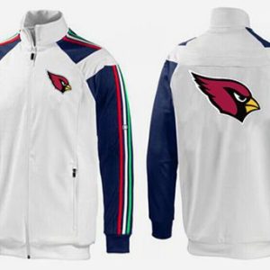 Top notch NFL Arizona Cardinals Team Logo Jacket White_2 Act fast Only a few left Secure your Cardinals jersey today