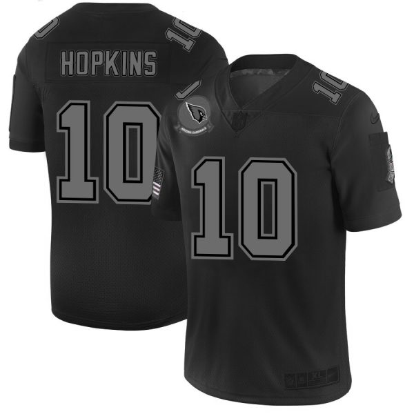 Outstanding Arizona Cardinals #10 DeAndre Hopkins Men's Black 2019 Salute to Service Limited Stitched NFL Jersey Act fast Only a few left Secure your Cardinals jersey today