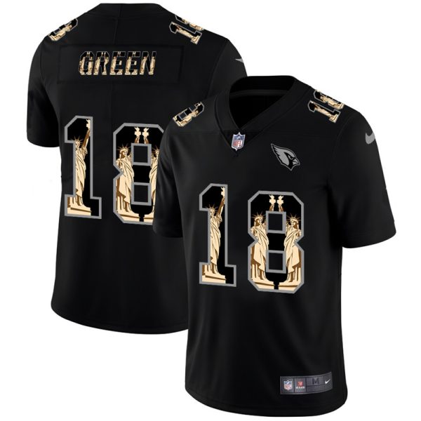 Outstanding Arizona Cardinals #18 A.J. Green Carbon Black Vapor Statue Of Liberty Limited NFL Jersey Sports fans this is your chance Order soon to support the Cardinals