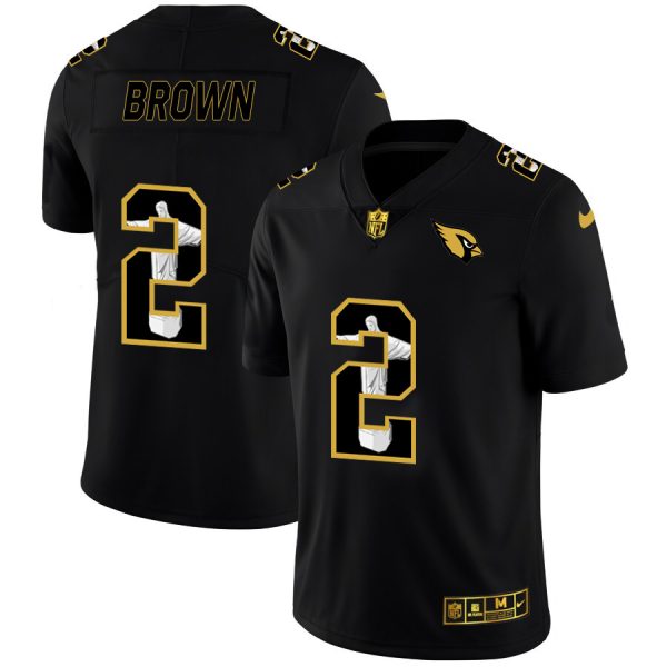 First rate Arizona Cardinals #2 Marquise Brown Carbon Black Vapor Cristo Redentor Limited NFL Jersey Collectors this is a must have Add this Cardinals jersey to your collection