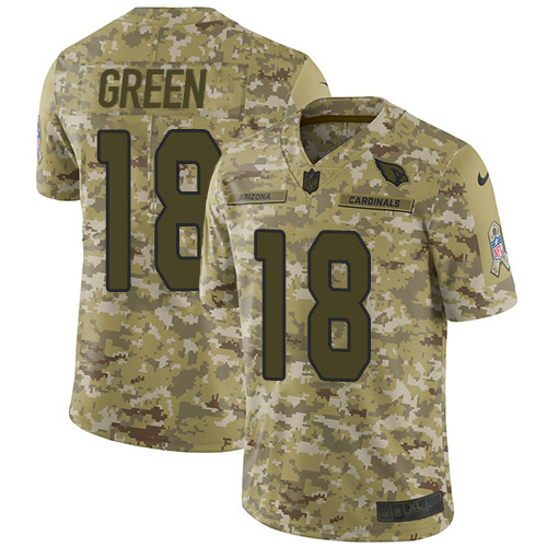 Superb Cardinals #18 A.J. Green Camo Men's Stitched NFL Limited 2018 Salute To Service Jersey Retailers boost your inventory Order these popular Cardinals jerseys