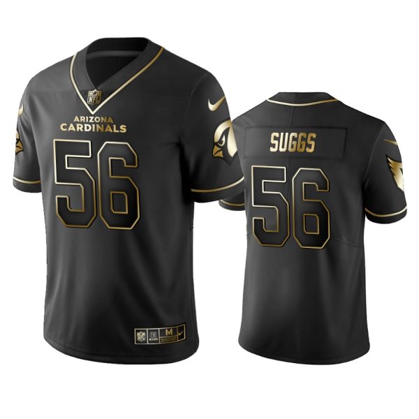Gorgeous Cardinals #56 Terrell Suggs Men's Stitched NFL Vapor Untouchable Limited Black Golden Jersey Collectors this is a must have Add this Cardinals jersey to your collection