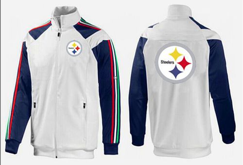 Outstanding NFL Pittsburgh Steelers Team Logo Jacket White_3 Act fast Only a few left Secure your Cardinals jersey today