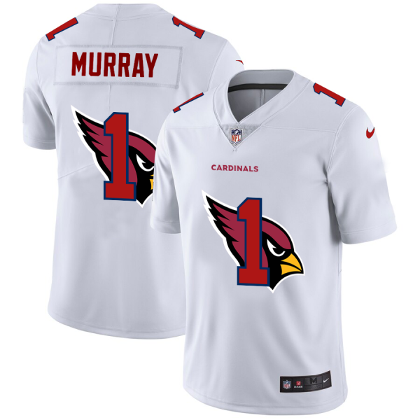 Marvelous Arizona Cardinals #1 Kyler Murray White Men's Team Logo Dual Overlap Limited NFL Jersey For a short time available Don't miss your chance to own a Cardinals jersey