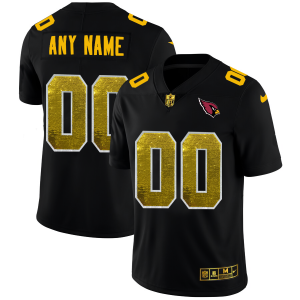Premium Arizona Cardinals Custom Men's Black Golden Sequin Vapor Limited NFL Jersey Limited stock Order now to show your love for the Cardinals