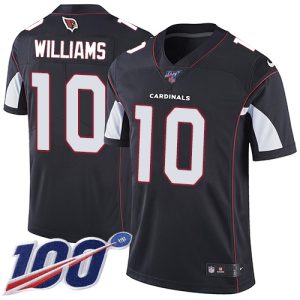 Superb Cardinals #10 Chad Williams Black Alternate Men's Stitched NFL 100th Season Vapor Limited Jersey For a short time available Don't miss your chance to own a Cardinals jersey