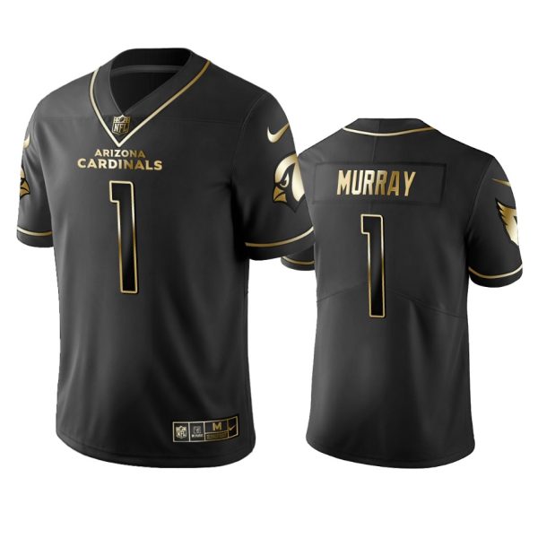 Premium Cardinals #1 Kyler Murray Men's Stitched NFL Vapor Untouchable Limited Black Golden Jersey Act fast Only a few left Secure your Cardinals jersey today