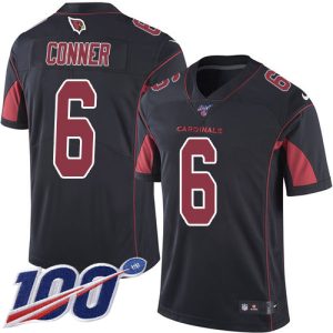 Exceptional Cardinals #6 James Conner Black Men's Stitched NFL Limited Rush 100th Season Jersey Hurry Exclusive offer Place your order for a Cardinals jersey immediately