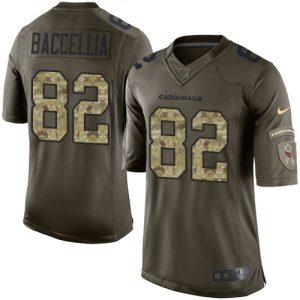Top notch Cardinals #82 Andre Baccellia Green Men's Stitched NFL Limited 2015 Salute to Service Jersey Hurry Exclusive offer Place your order for a Cardinals jersey immediately