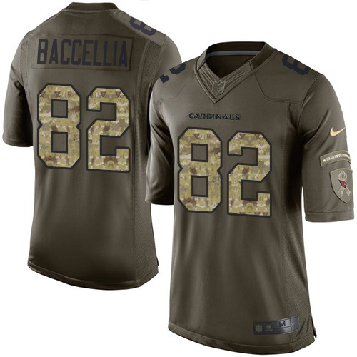 Top notch Cardinals #82 Andre Baccellia Green Men's Stitched NFL Limited 2015 Salute to Service Jersey Hurry Exclusive offer Place your order for a Cardinals jersey immediately