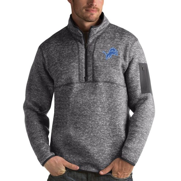 Top notch Detroit Lions Antigua Fortune Quarter Zip Pullover Jacket Charcoal Collectors this is a must have Add this Cardinals jersey to your collection