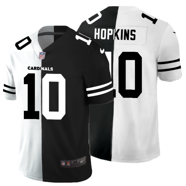 Spectacular Arizona Cardinals #10 DeAndre Hopkins Men's Black V White Peace Split Vapor Untouchable Limited NFL Jersey Be among the first to own Order your Cardinals jersey right away