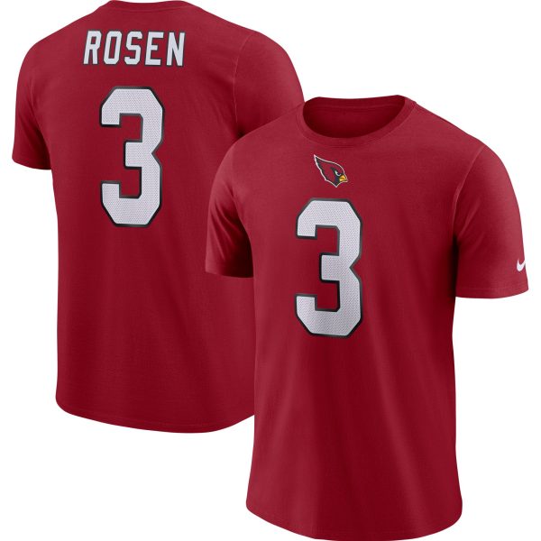 Exquisite Arizona Cardinals #3 Josh Rosen Player Pride Name & Number Performance T Shirt Cardinal With high demand Order now to wear your Cardinals pride