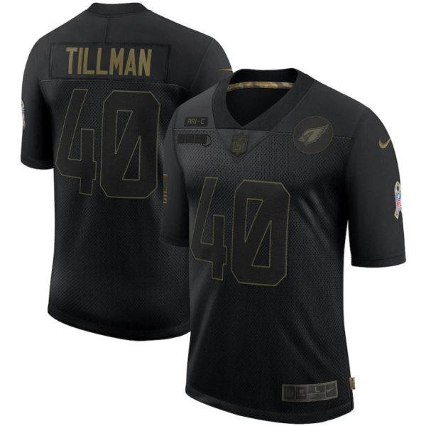 First rate Arizona Cardinals #40 Pat Tillman 2020 Salute To Service Retired Limited Jersey Black With high demand Order now to wear your Cardinals pride