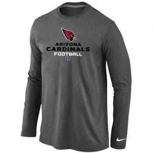 Marvelous Arizona Cardinals Critical Victory Long Sleeve T Shirt Dark Grey Act fast Only a few left Secure your Cardinals jersey today
