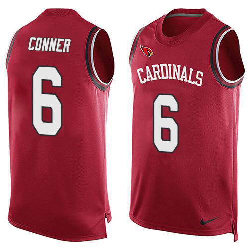 Gorgeous Cardinals #6 James Conner Red Team Color Men's Stitched NFL Limited Tank Top Jersey With high demand Order now to wear your Cardinals pride