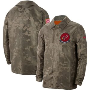 Outstanding Men's Arizona Cardinals Camo 2019 Salute to Service Sideline Full Zip Lightweight Jacket For a short time available Don't miss your chance to own a Cardinals jersey
