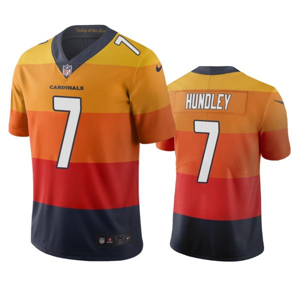 First rate Arizona Cardinals #7 Brett Hundley Sunset Orange Vapor Limited City Edition NFL Jersey Be among the first to own Order your Cardinals jersey right away