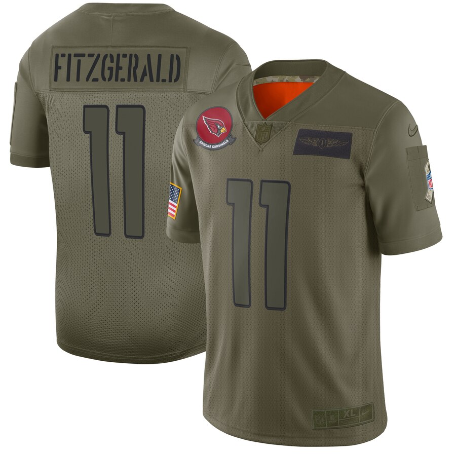 Exquisite Cardinals #11 Larry Fitzgerald Camo Men's Stitched NFL Limited 2019 Salute To Service Jersey Act fast Only a few left Secure your Cardinals jersey today