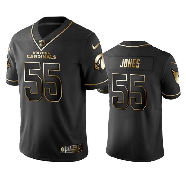 Spectacular Cardinals #55 Chandler Jones Men's Stitched NFL Vapor Untouchable Limited Black Golden Jersey With high demand Order now to wear your Cardinals pride