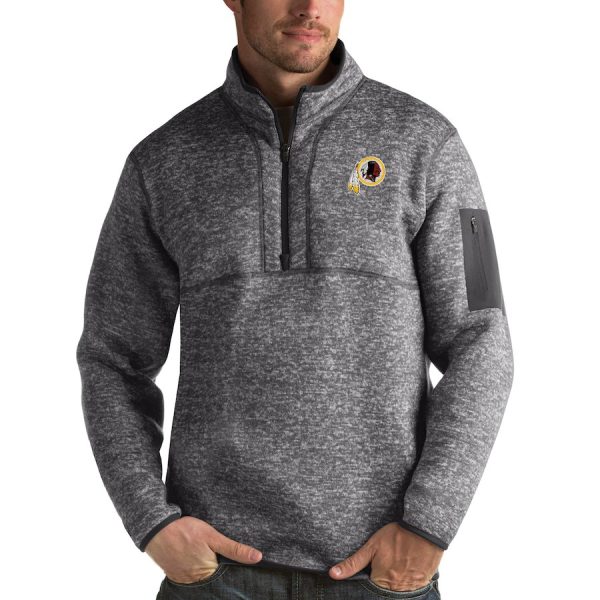 Superb Washington Commanders Antigua Fortune Quarter Zip Pullover Jacket Charcoal Be among the first to own Order your Cardinals jersey right away