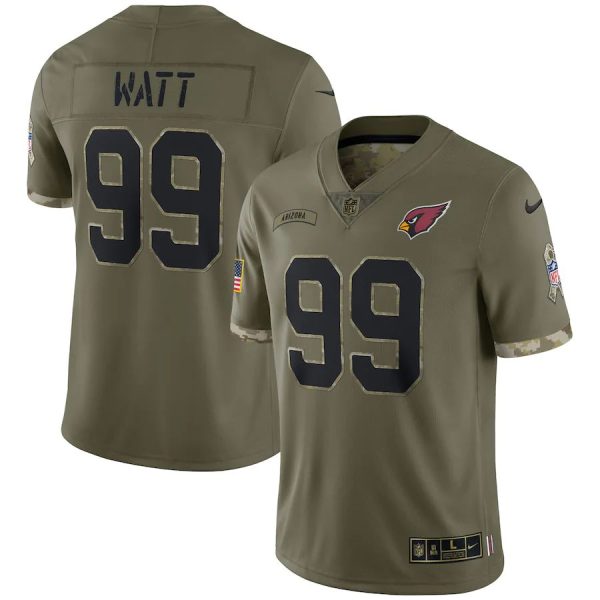 Premium Arizona Cardinals #99 J.J. Watt Men's 2022 Salute To Service Limited Jersey Olive Sports enthusiasts Seize the opportunity Order your Cardinals jersey