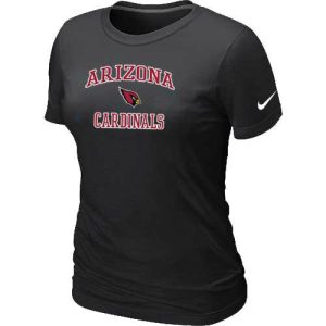 Spectacular Women's  Arizona Cardinals Heart & Soul NFL T Shirt Black Retailers boost your inventory Order these popular Cardinals jerseys