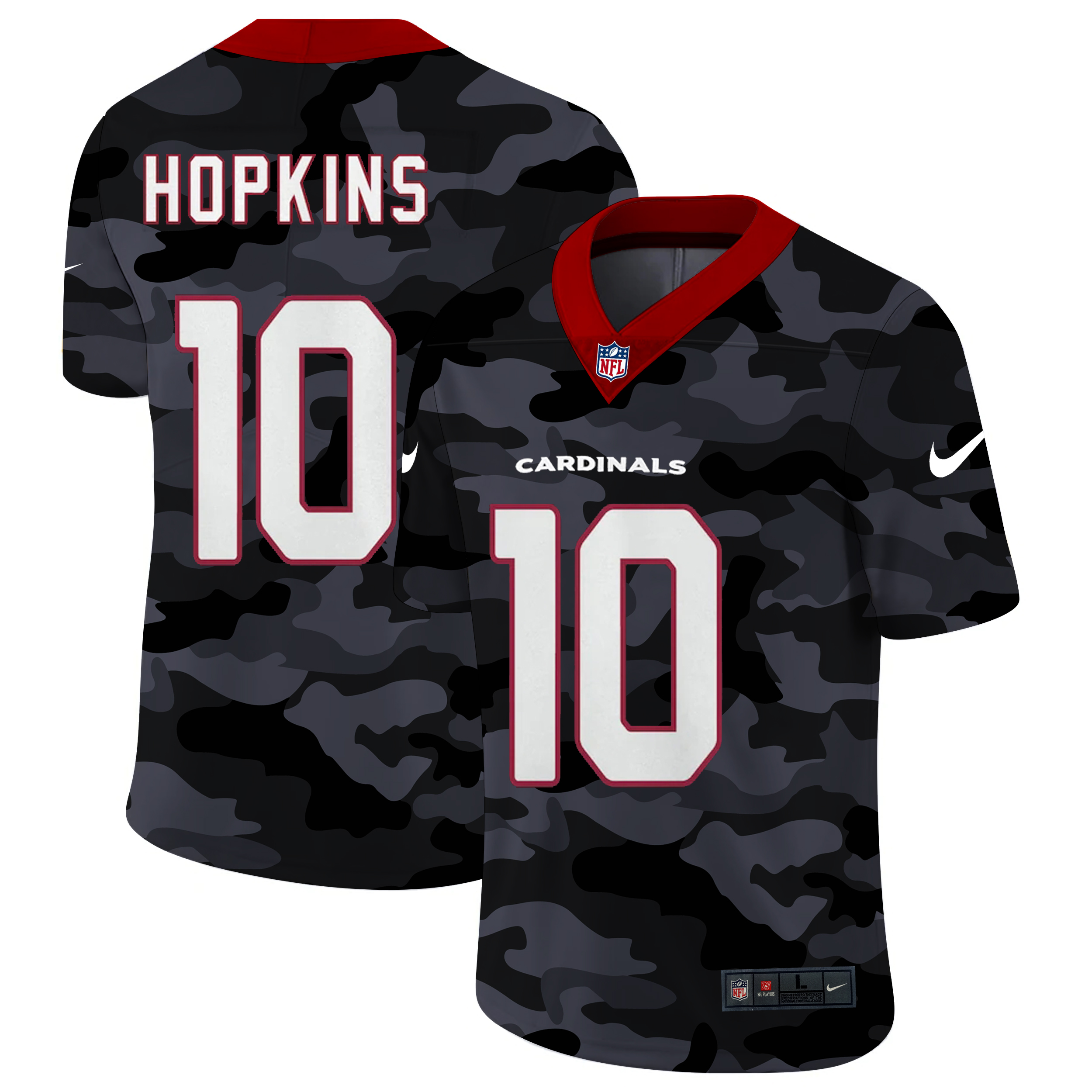 Spectacular Arizona Cardinals #10 DeAndre Hopkins Men's 2020 Black CAMO Vapor Untouchable Limited Stitched NFL Jersey Collectors this is a must have Add this Cardinals jersey to your collection