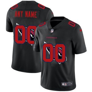 Outstanding Arizona Cardinals Custom Men's Team Logo Dual Overlap Limited NFL Jersey Black Be among the first to own Order your Cardinals jersey right away