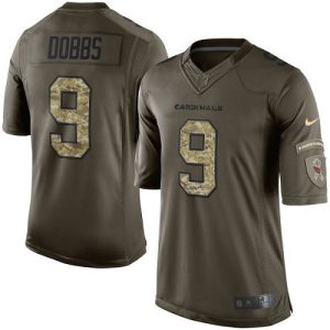 Exquisite Cardinals #9 Joshua Dobbs Green Men's Stitched NFL Limited 2015 Salute To Service Jersey Retailers boost your inventory Order these popular Cardinals jerseys