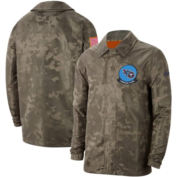 Gorgeous Men's Tennessee Titans Camo 2019 Salute to Service Sideline Full Zip Lightweight Jacket With high demand Order now to wear your Cardinals pride