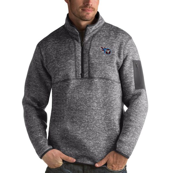 Gorgeous Tennessee Titans Antigua Fortune Quarter Zip Pullover Jacket Charcoal Retailers boost your inventory Order these popular Cardinals jerseys
