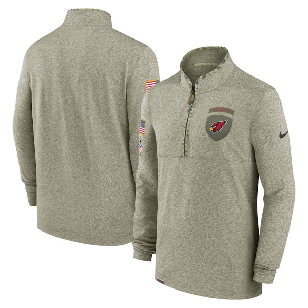 Top notch Arizona Cardinals 2022 Salute to Service Shield Quarter Zip Top Olive For a short time available Don't miss your chance to own a Cardinals jersey