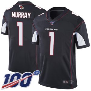 Outstanding Cardinals #1 Kyler Murray Black Alternate Youth Stitched NFL 100th Season Vapor Limited Jersey With high demand Order now to wear your Cardinals pride