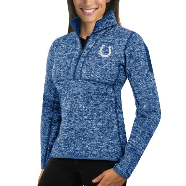 Superb Indianapolis Colts Antigua Women's Fortune Half Zip Sweater Heather Royal Retailers boost your inventory Order these popular Cardinals jerseys