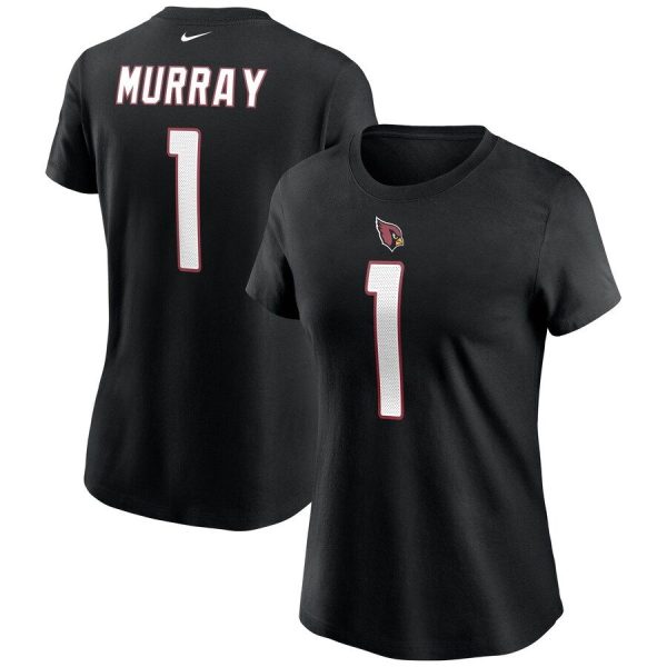 Marvelous Arizona Cardinals #1 Kyler Murray Women's Team Player Name & Number T Shirt Black For a short time available Don't miss your chance to own a Cardinals jersey