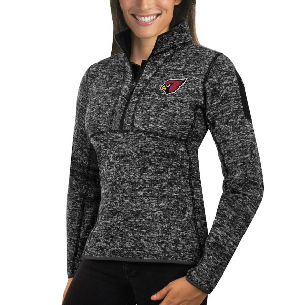 Top notch Arizona Cardinals Antigua Women's Fortune Half Zip Sweater Heather Black Hurry Exclusive offer Place your order for a Cardinals jersey immediately