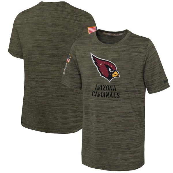 Spectacular Arizona Cardinals Youth 2022 Salute To Service Velocity T Shirt Olive Collectors this is a must have Add this Cardinals jersey to your collection